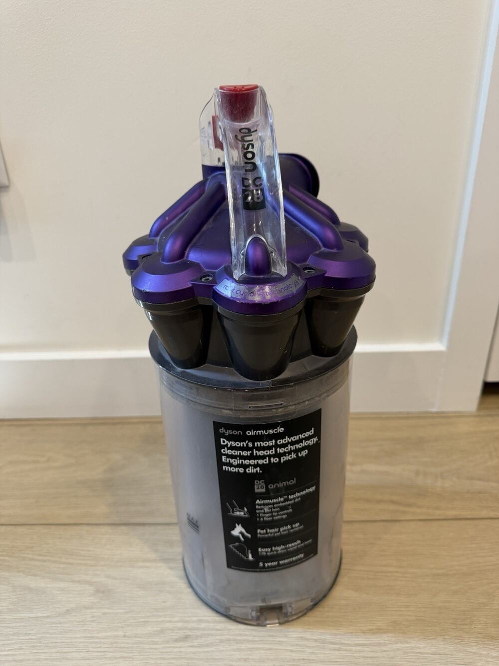 DYSON DC28 DC33 CYCLONE DIRT DUST CUP CANISTER CAN BIN OEM PART DYS-916558-04